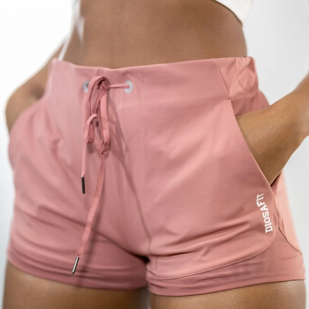 DIOSA FIT MAUVE SHORT SHORTS - XXL (USED PINK FOR MODEL)
